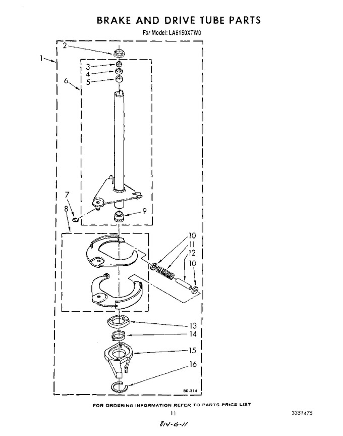 Diagram for LA6150XTF0
