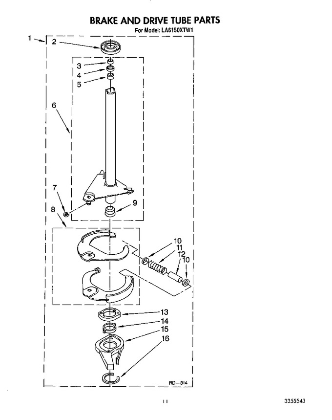 Diagram for LA6150XTW1