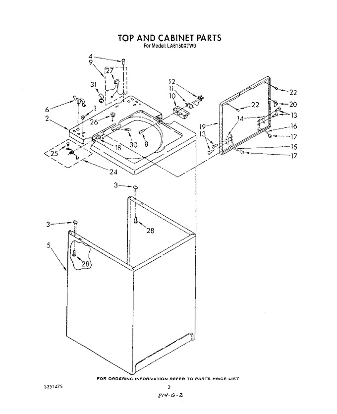 Diagram for LA6150XTW0