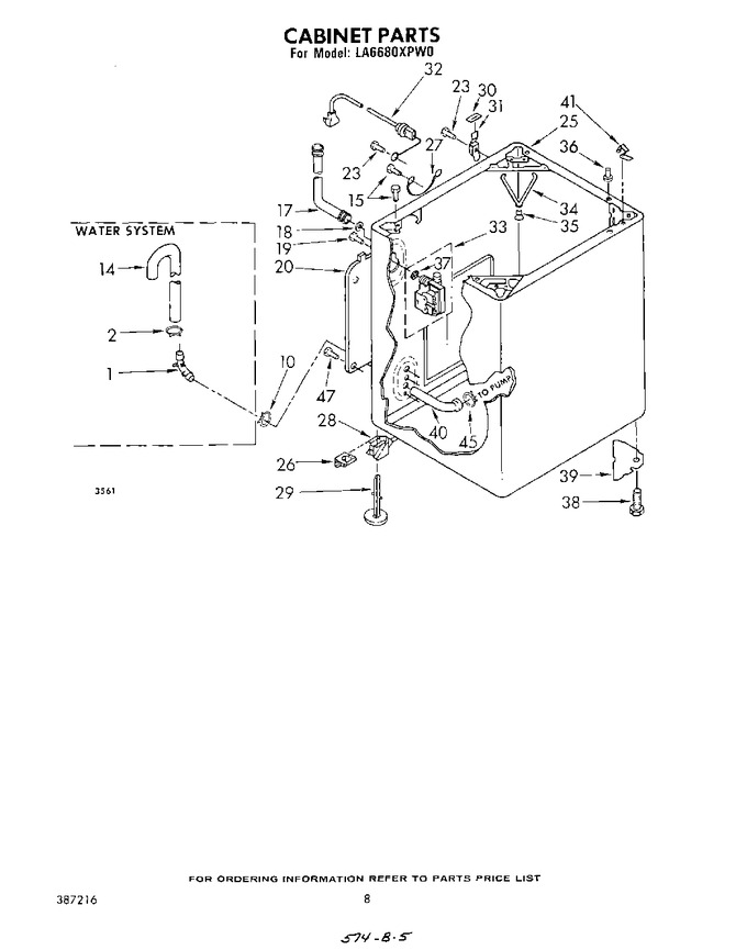 Diagram for LA6680XPW0
