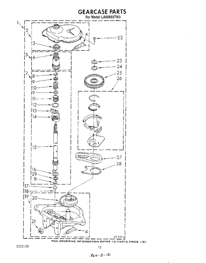Diagram for LA6888XTW0