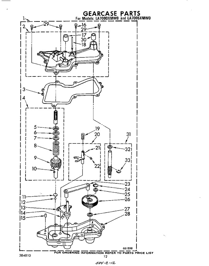 Diagram for LA7005XMW0