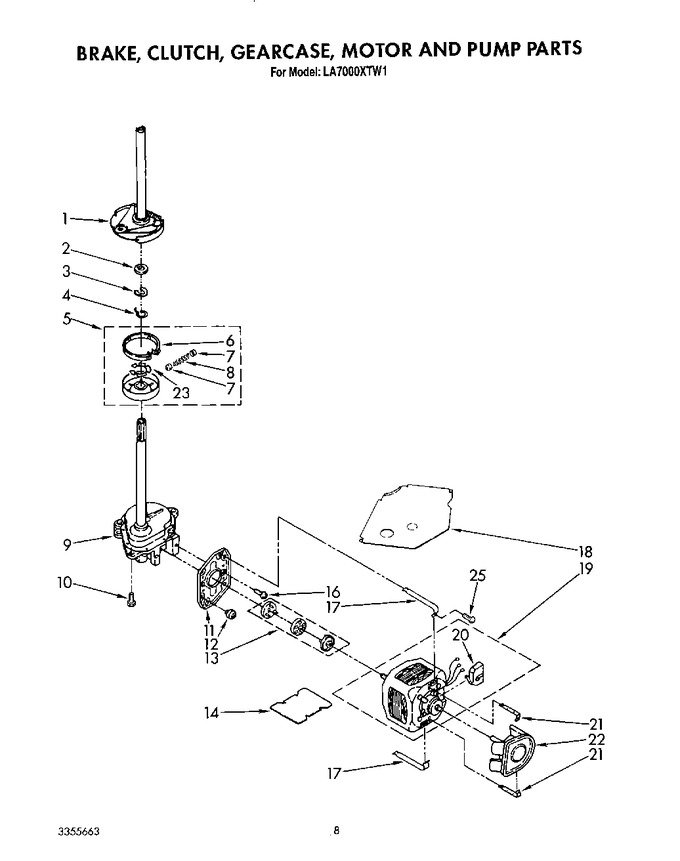 Diagram for LA7000XTG1