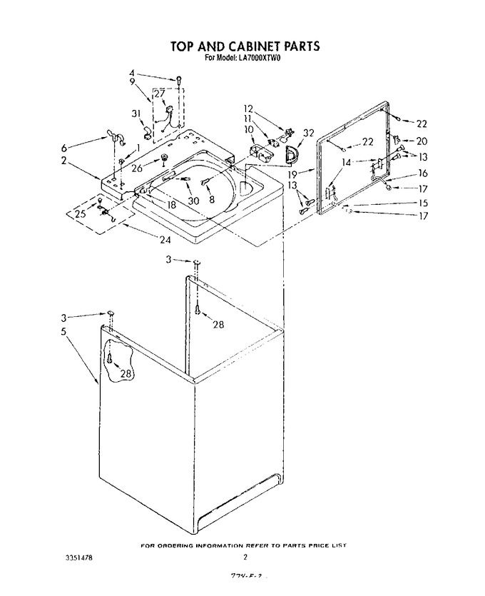 Diagram for LA7000XTN0