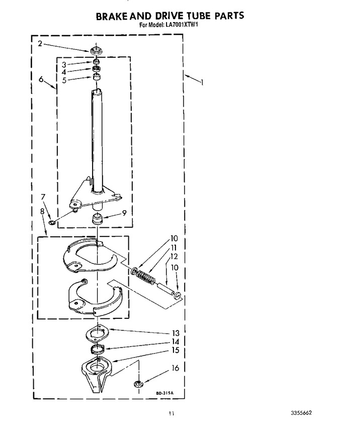 Diagram for LA7001XTN1