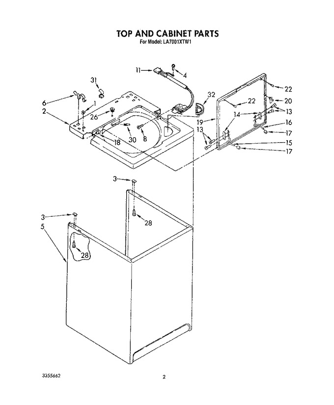 Diagram for LA7001XTF1