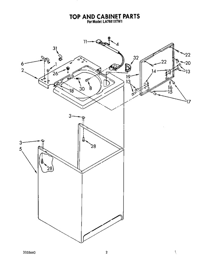 Diagram for LA7680XTG1