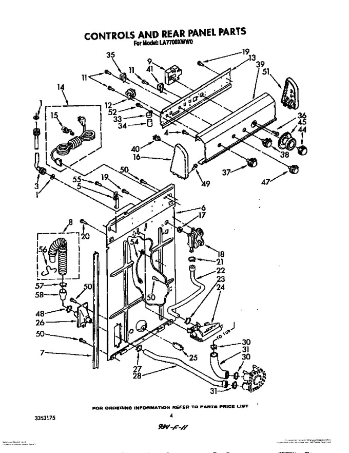 Diagram for LA7700XWN0