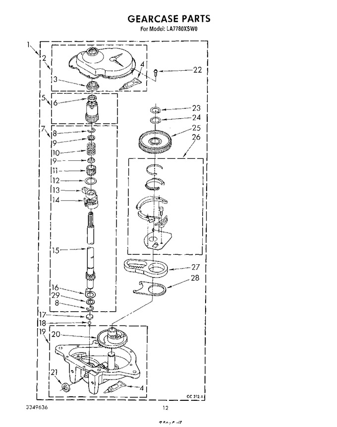 Diagram for LA7780XSW0