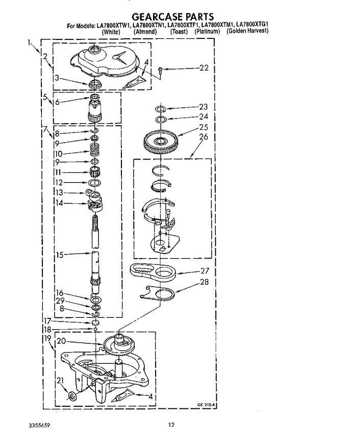 Diagram for LA7800XTF1