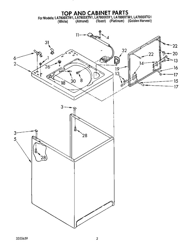 Diagram for LA7800XTN1