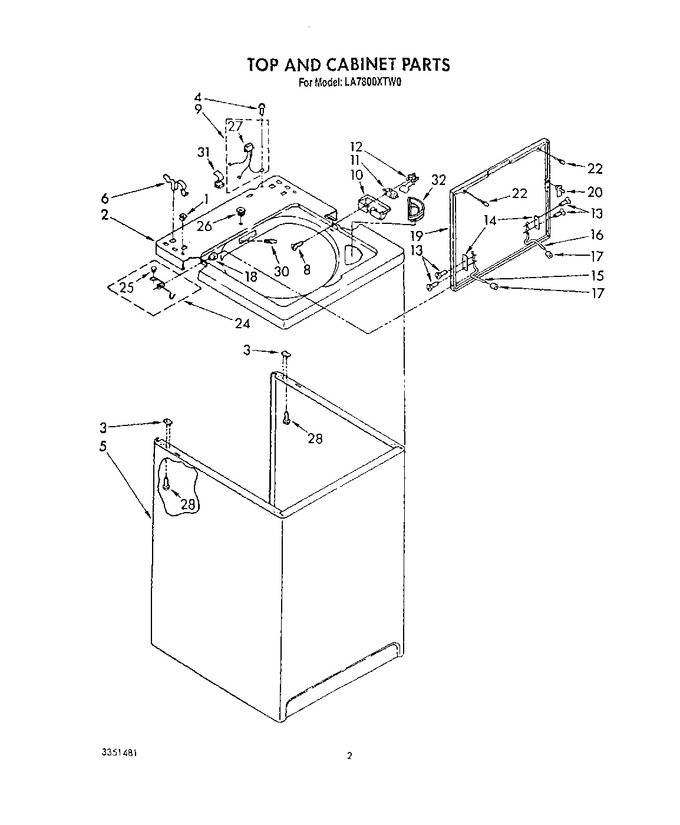 Diagram for LA7800XTW0