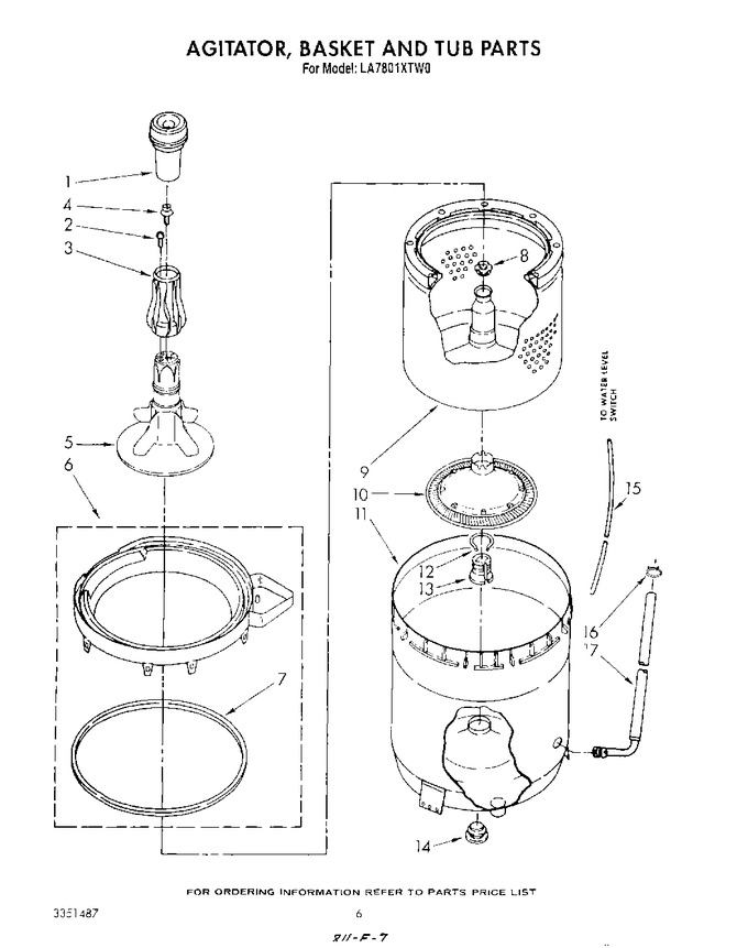Diagram for LA7801XTW0