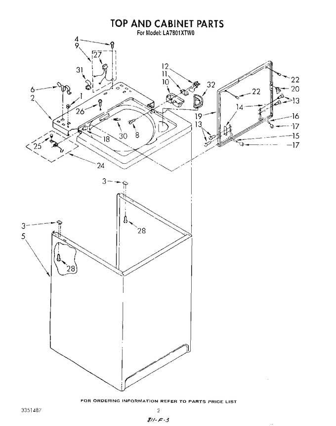 Diagram for LA7801XTN0