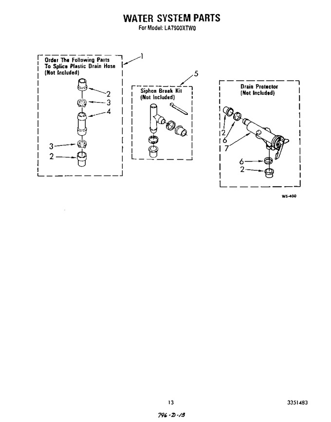 Diagram for LA7900XTW0