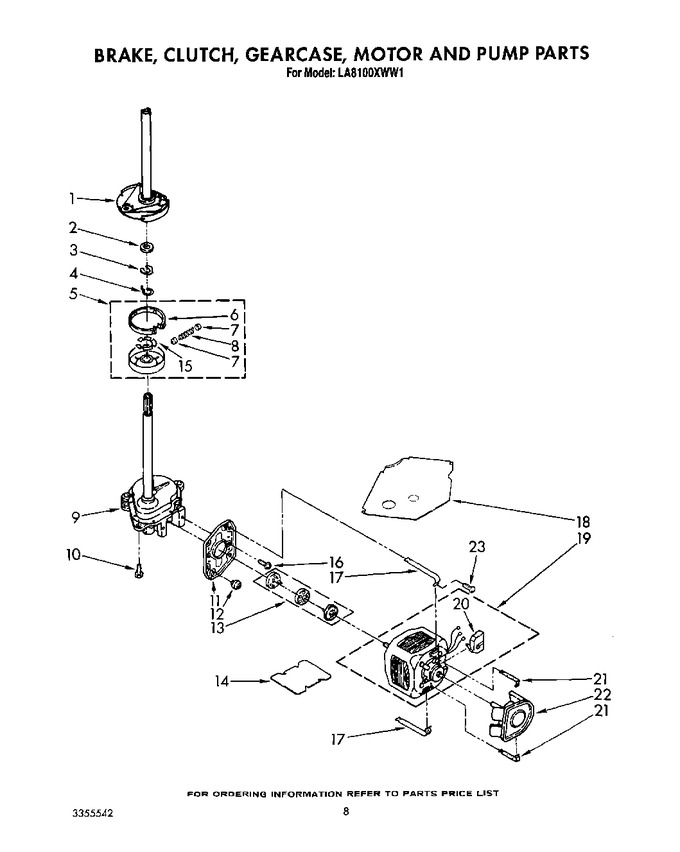 Diagram for LA8100XWW1