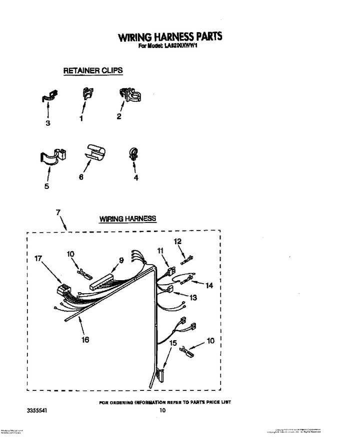 Diagram for LA8200XWW1