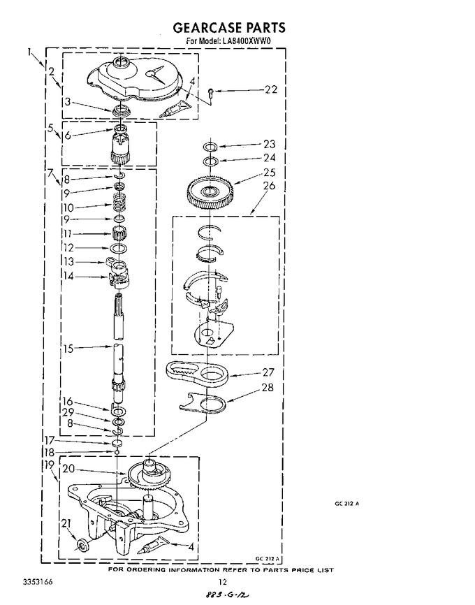 Diagram for LA8400XWW0