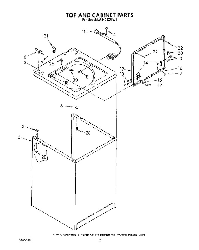 Diagram for LA8400XWF1