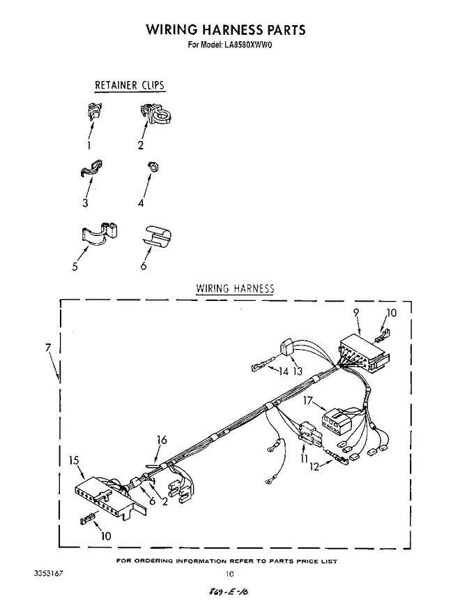 Diagram for LA8580XWF0