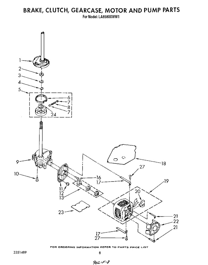 Diagram for LA8580XWM1
