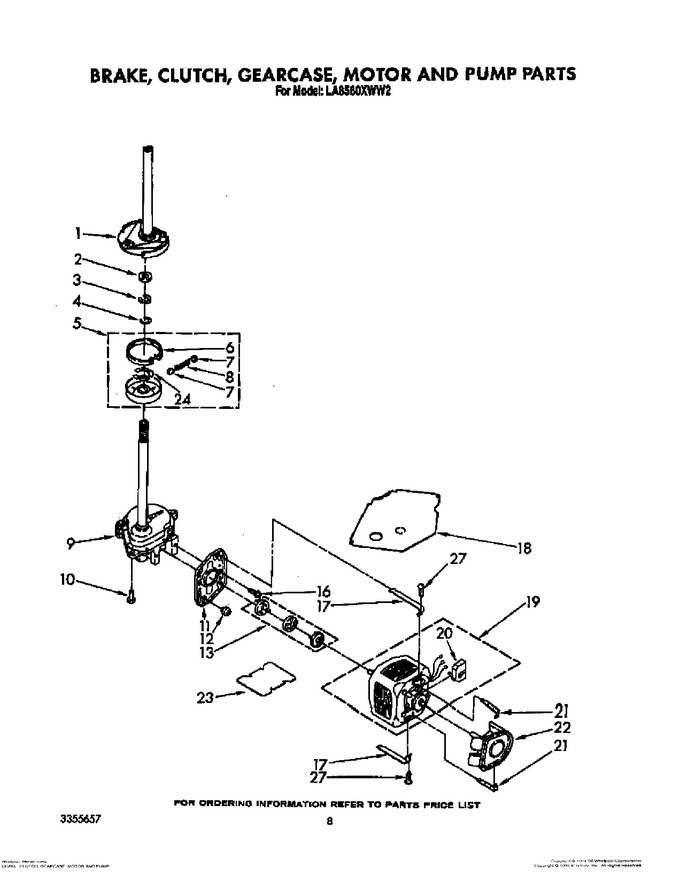 Diagram for LA8580XWF2