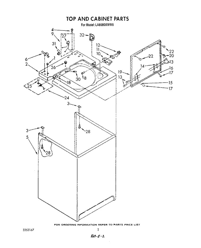 Diagram for LA8580XWG0