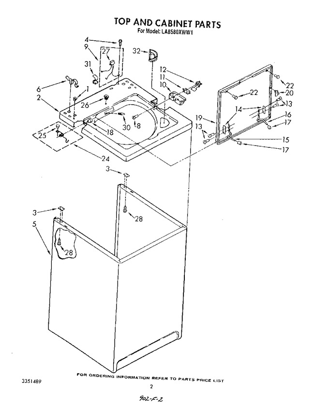 Diagram for LA8580XWM1