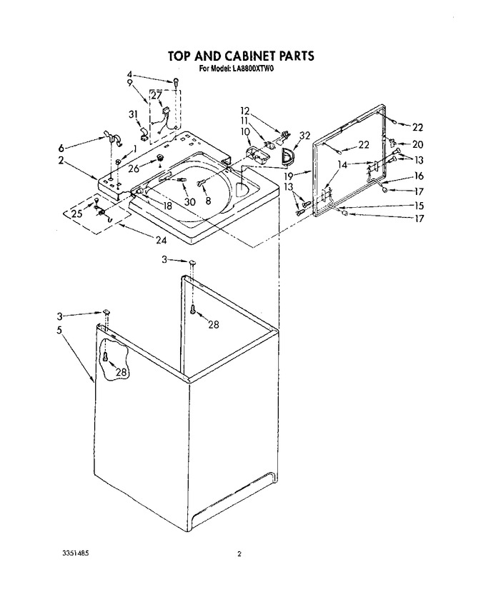 Diagram for LA8800XTF0