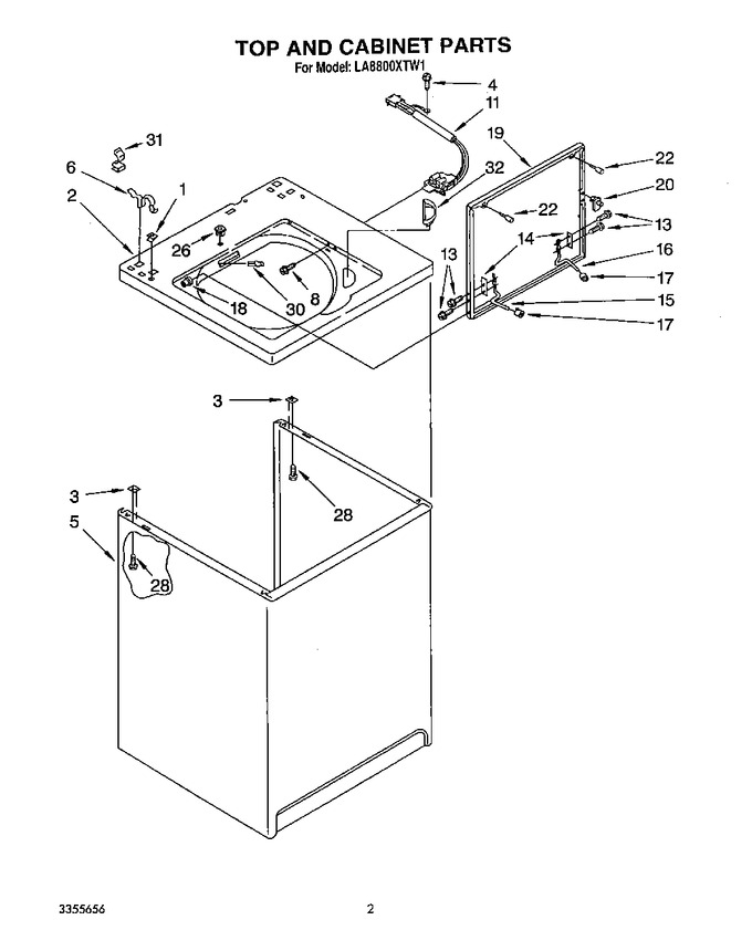 Diagram for LA8800XTW1