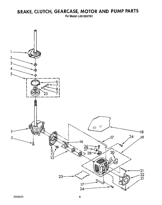 Diagram for LA9100XTW1