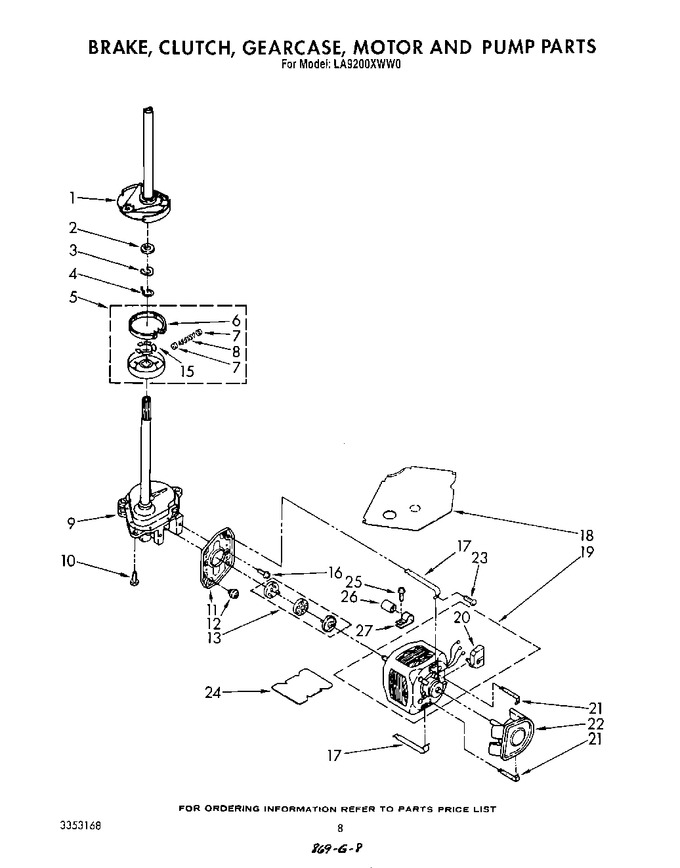 Diagram for LA9200XWG0