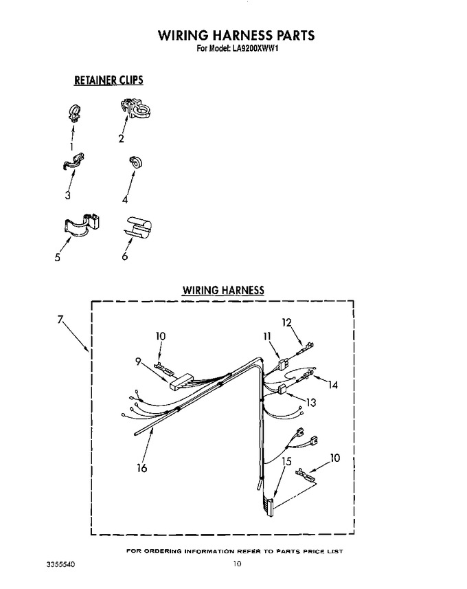 Diagram for LA9200XWN1