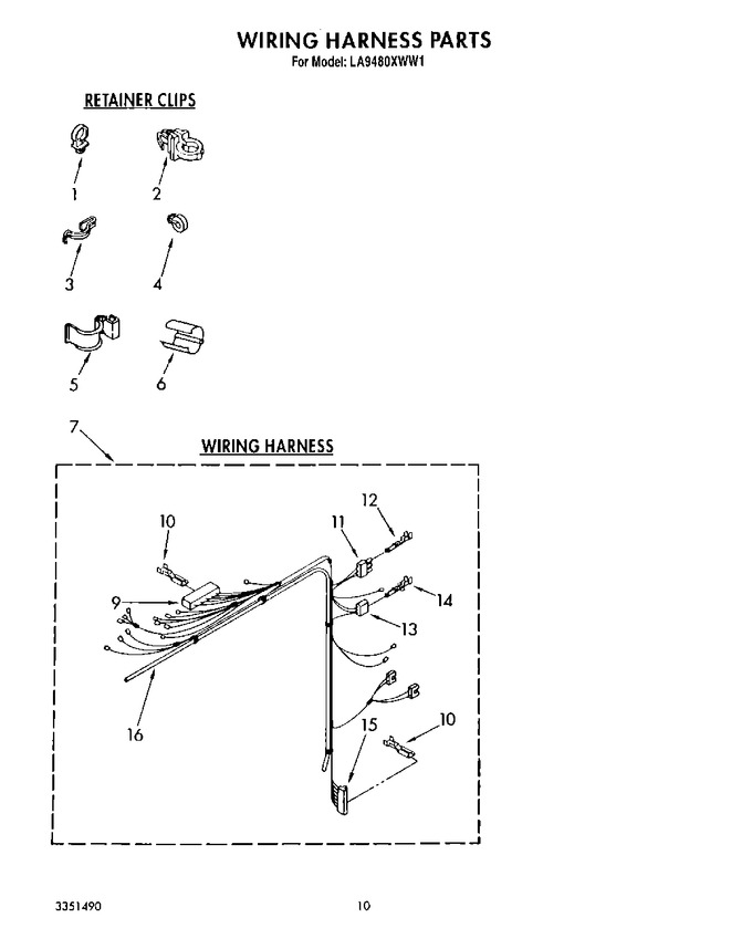 Diagram for LA9480XWW1