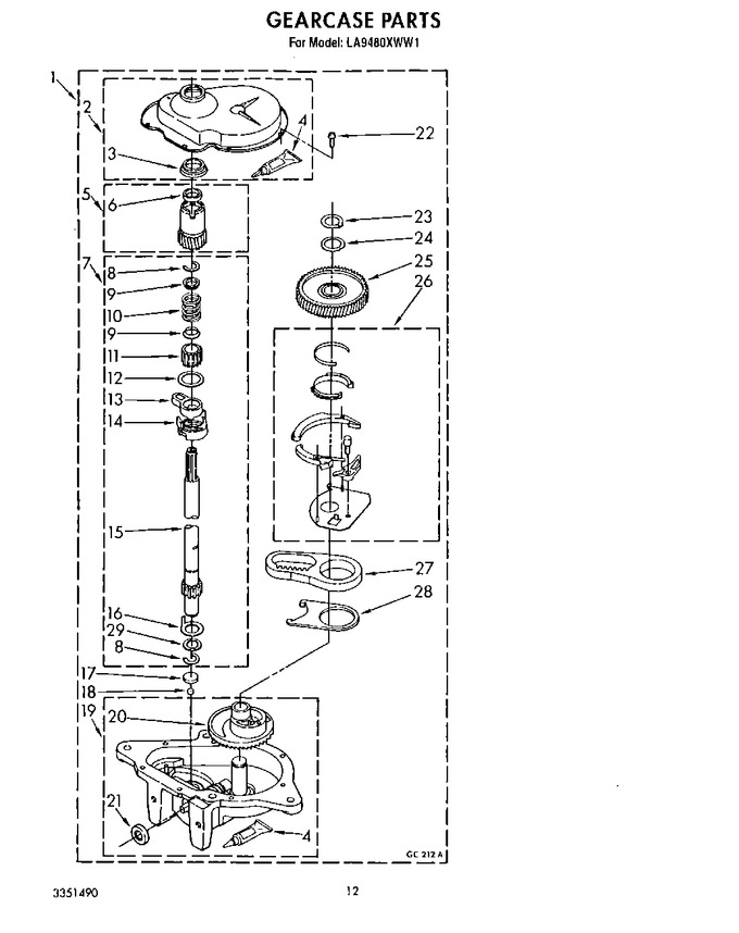 Diagram for LA9480XWW1