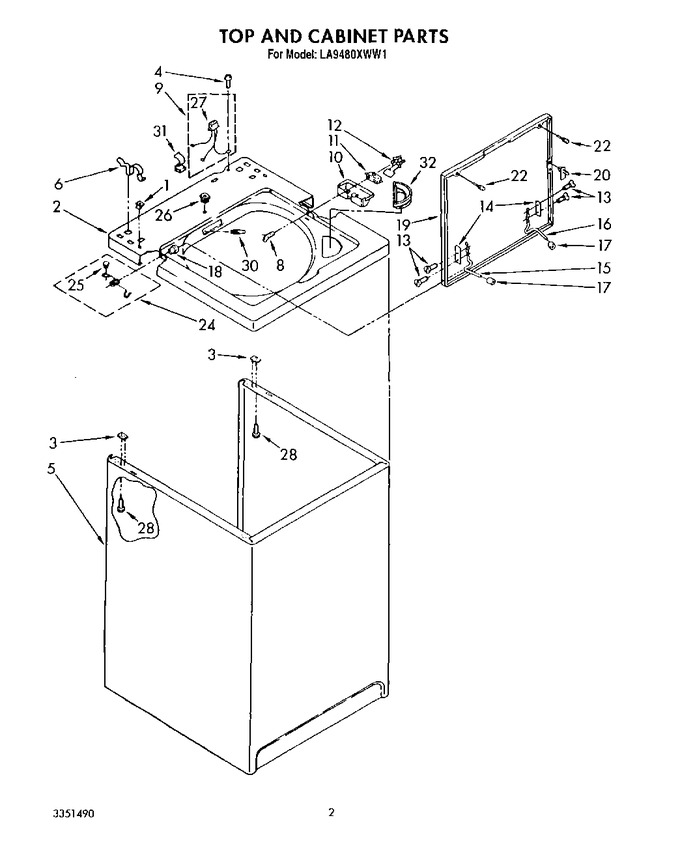 Diagram for LA9480XWN1