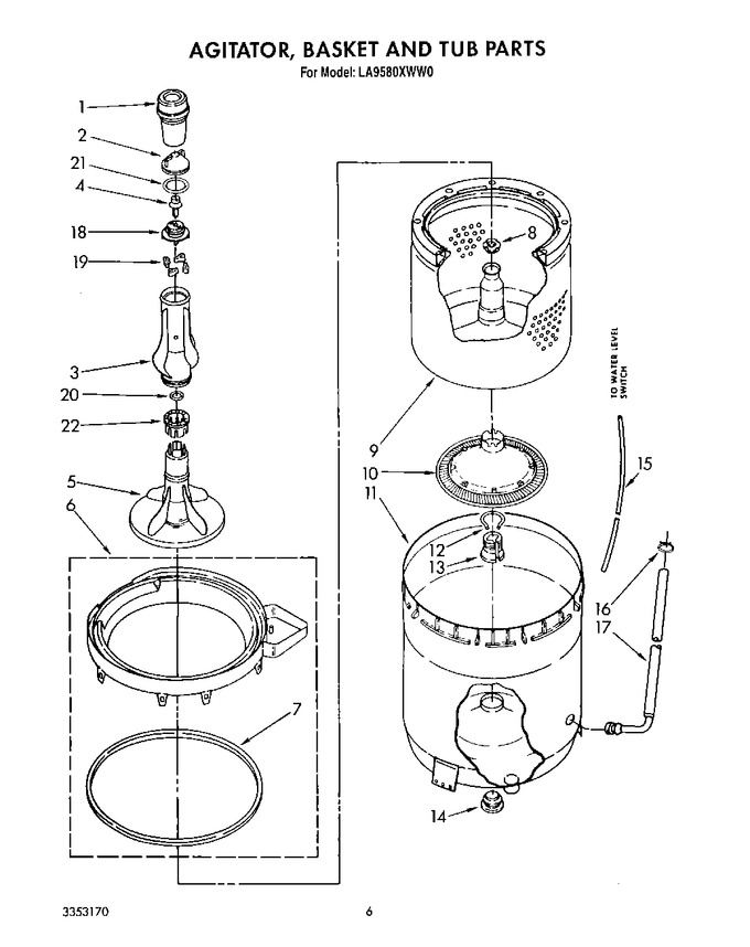 Diagram for LA9580XWF0