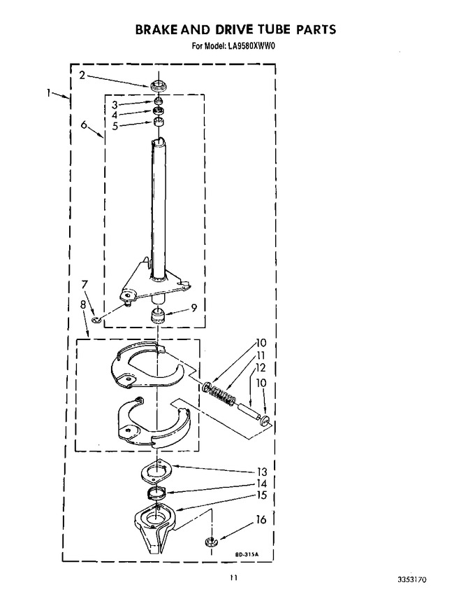Diagram for LA9580XWW0
