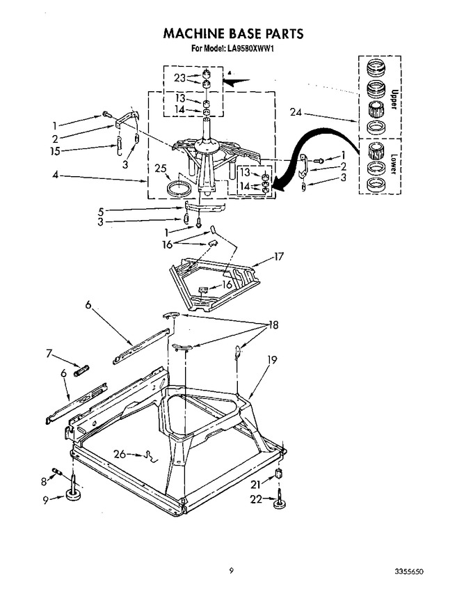 Diagram for LA9580XWG1