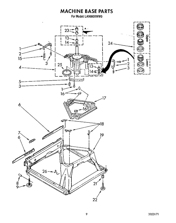 Diagram for LA9680XWN0