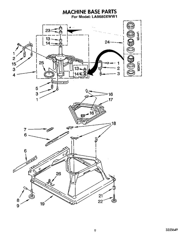 Diagram for LA9680XWW1