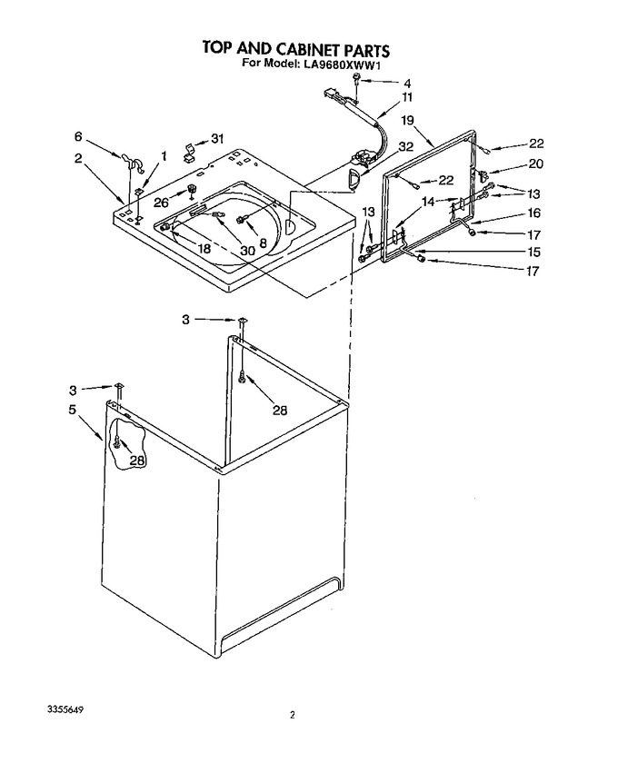 Diagram for LA9680XWM1