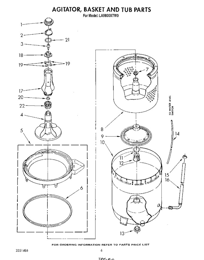 Diagram for LA9800XTN0