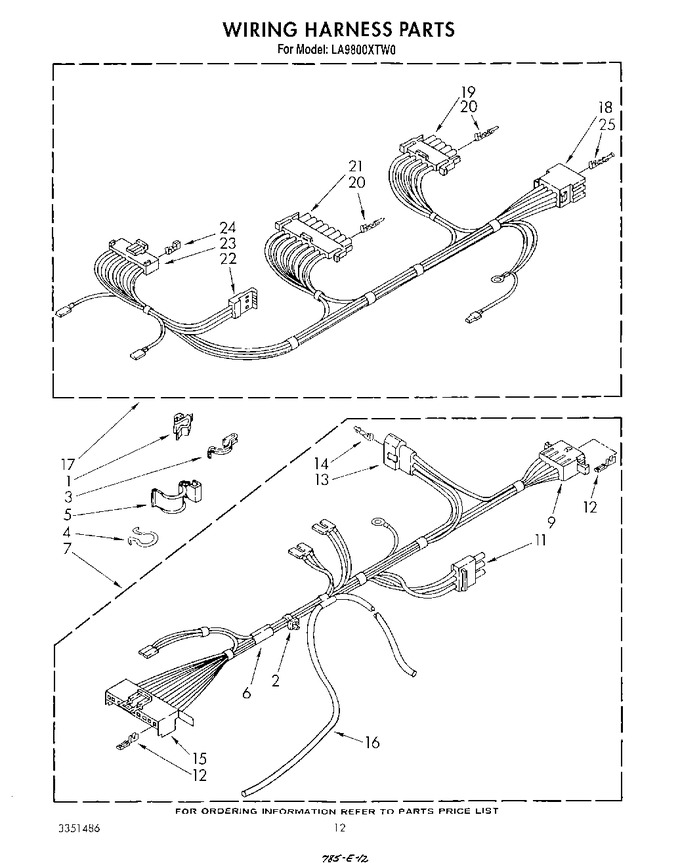 Diagram for LA9800XTW0