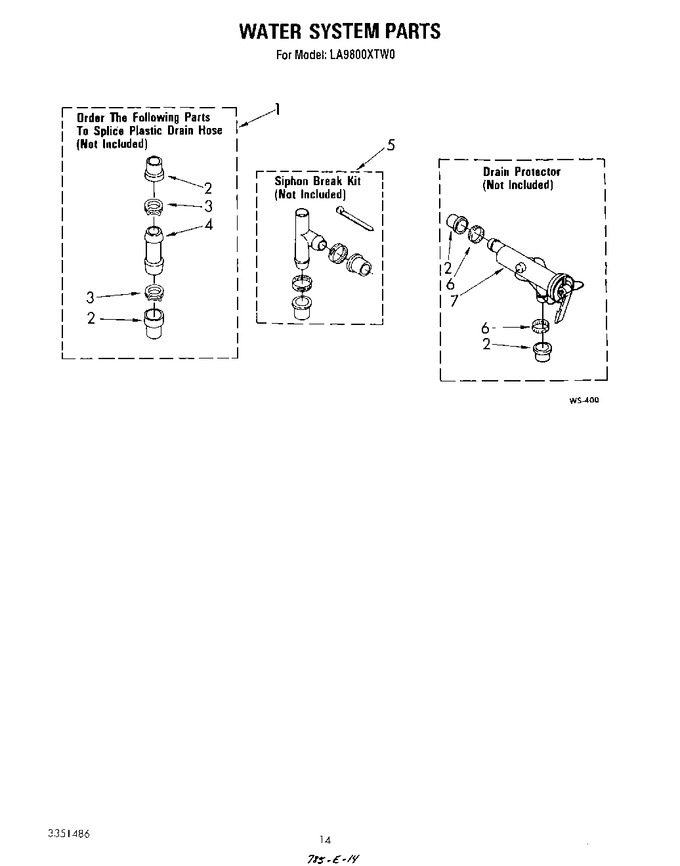 Diagram for LA9800XTN0