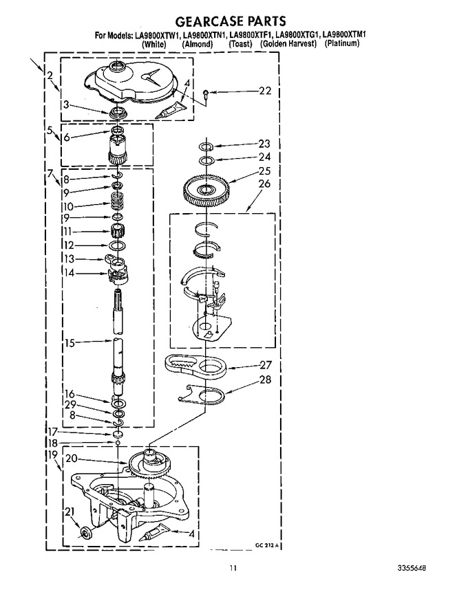 Diagram for LA9800XTN1