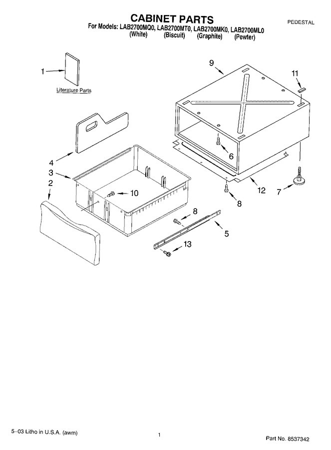 Diagram for LAB2700MT0
