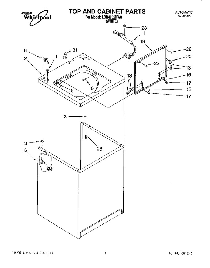 Diagram for LBR4232DW0