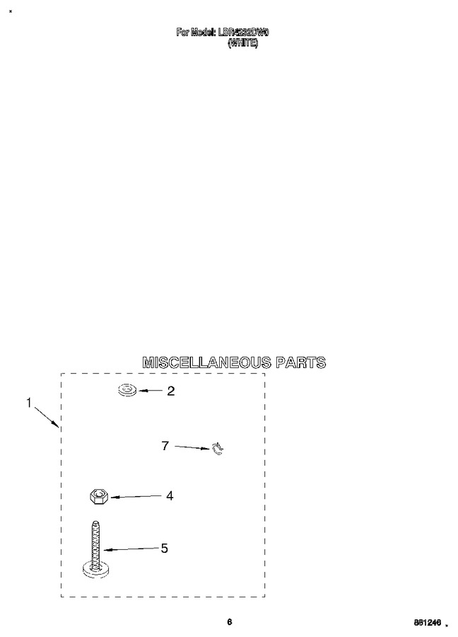 Diagram for LBR4232DW0