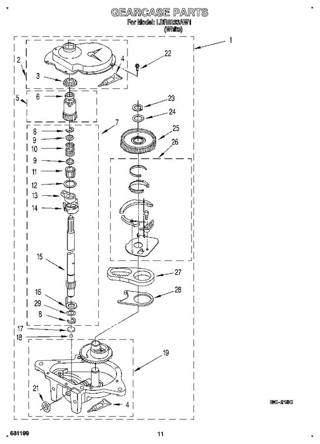 Diagram for LBR6233AW1